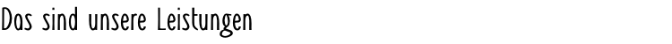 Das sind unsere Leistungen