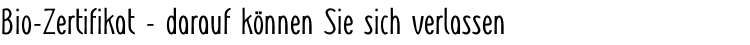 Bio-Zertifikat - darauf können Sie sich verlassen