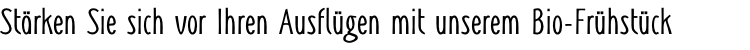 Stärken Sie sich vor Ihren Ausflügen mit unserem Bio-Frühstück      Sie praktisch